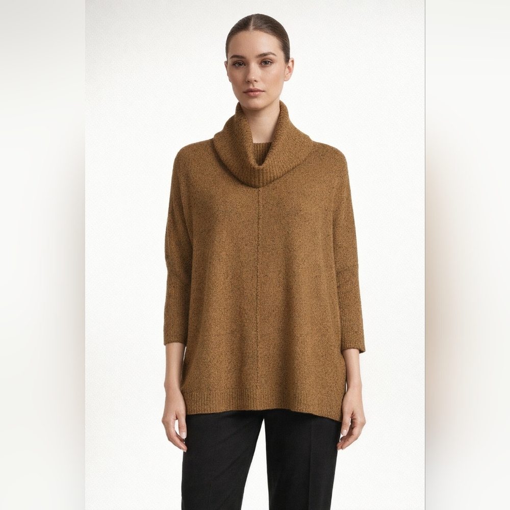 🌟7/25$ Cowl Neck Oversized Sweater - Picture 1 of 6